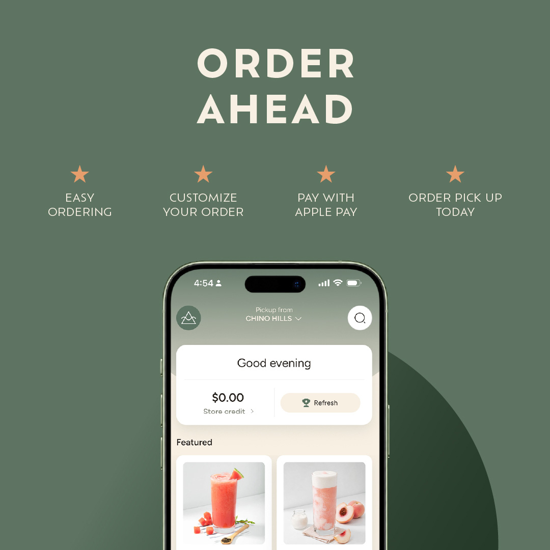 Order ahead with the OMOMO app